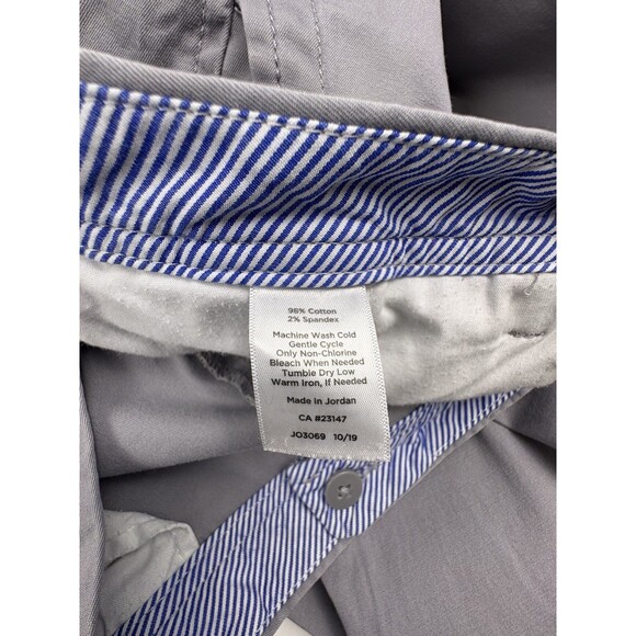 Talbots Relaxed Chino Ankle Pants Gray Cotton Stretch Preppy Weekend Casual 16 - Picture 14 of 14